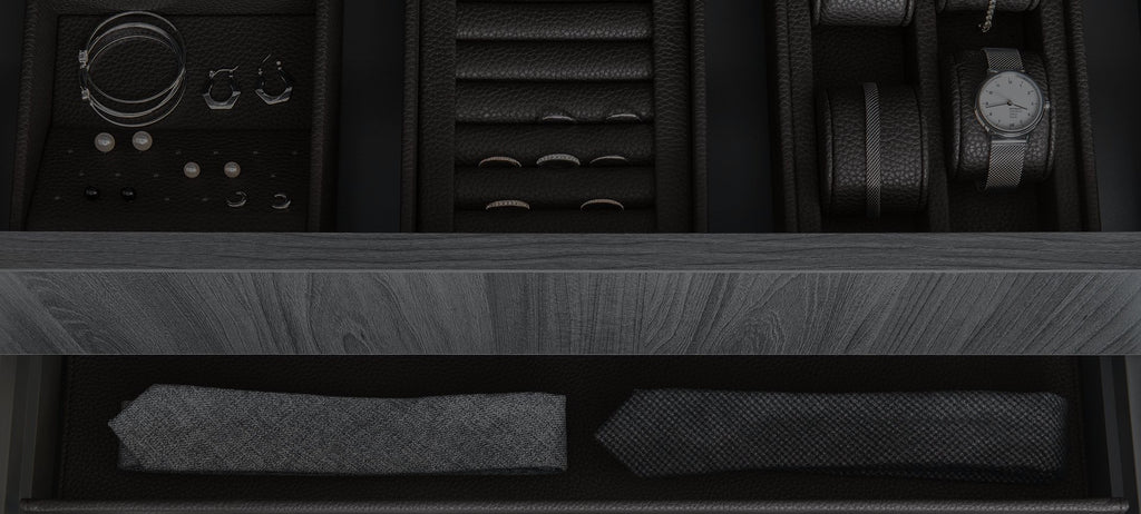 drawer organizers watch holder tray divider